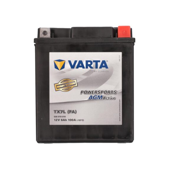 VARTA Powersports Active AGM Motorradbatterie 6 Ah / 100 A – wartungsfrei & robust