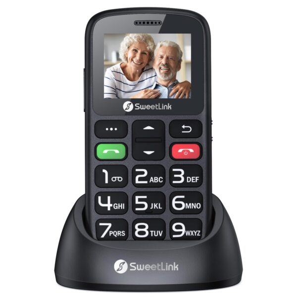SweetLink S2PLUS Seniorenhandy – Dual SIM, SOS-Notruftaste & 12 Tage Standby