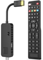 DCOLOR DVB-S/S2 Satelliten-Receiver HDMI – Full-HD 1080P TV-Stick mit PVR & USB Media Player