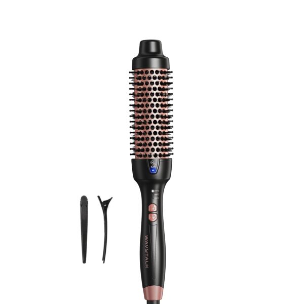wavytalk Thermobürste 38mm mit Keramik & Ionentechnik – Lockenbürste für voluminöse Locken