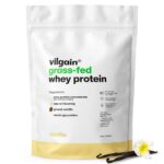 Vilgain Grass-Fed Whey Protein 1000g Vanille – Naturreines Eiweisskonzentrat ohne Zuckerzusatz