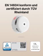 X-Sense Mini Rauchmelder XS01 mit 10-Jahre-Batterie & Magnethalterung – 6er Set – Bild 2