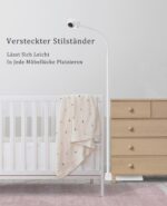 VIKOBESS Babyphone Ständer 170 cm höhenverstellbar – Universal Kamera Halterung für Nanit, Owlet & Eufy – Bild 3