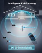 YESYAMO 2K Überwachungskamera Aussen mit Akku & Solarpanel – 355° Pan-Tilt WLAN Kamera – Bild 8