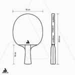 JOOLA BLACK DUO PRO Tischtennisset – 2 Schläger, 3 Bälle & Tasche ITTF zugelassen – Bild 6