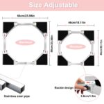 NIUXX Universales Stapelset für Waschmaschine & Trockner 46–66 cm – Platzsparend & Sicher – Bild 3