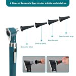 Scian Otoskop mit LED-Licht & 3x Vergrösserung – Ohr-Diagnosetool für Zuhause (Grün) – Bild 3