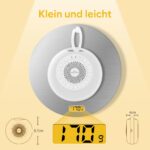 Easy@Home Weissrausch-Soundmaschine – tragbare Einschlafhilfe mit 26 Sounds & LED-Nachtlicht – Bild 9