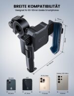 Lamicall Fahrrad Handyhalterung 360° drehbar – Universal Smartphonehalter für Motorrad & Velo – Bild 6