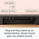 Amazon Fire TV-Soundbar Plus | 3.1-Kanal Dolby Atmos & DTS:X – Kinosound für dein Wohnzimmer – Bild 5