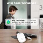 aowoka weTag Pro 4er Pack – Smart Tracker für Apple Find My mit austauschbarem Akku – Bild 3