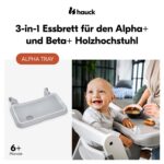 hauck Alpha Tray – 3-in-1 Hochstuhl Essbrett mit Sitzverkleinerer für Alpha+ & Beta+ – Bild 4