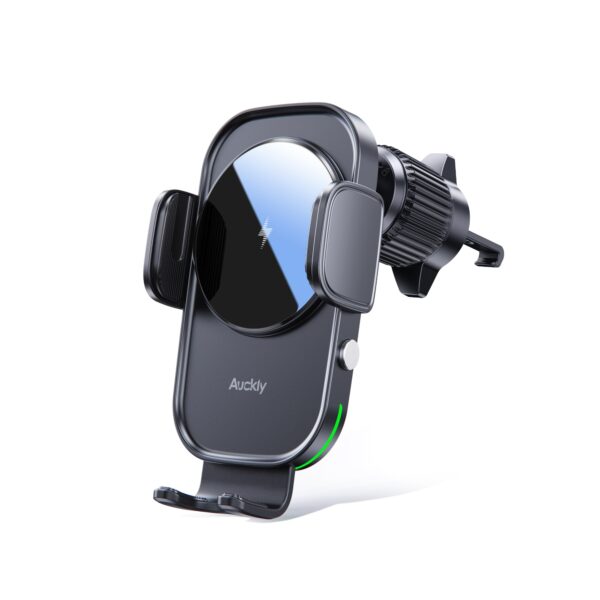 Auckly 15W Wireless Autoladegerät mit automatischer Induktion – intelligente Handyhalterung für iPhone & Samsung