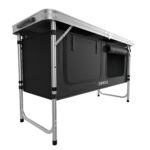 24MOVE® Campingküche PRAIA – Faltbare Outdoor Arbeitsplatte mit Stauraum – Bild 7