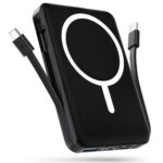 Podoru 10000mAh MagSafe Power Bank mit USB-C PD 20W – Kabellos für iPhone 12-17