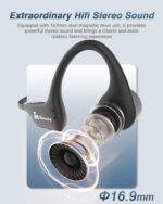 ANSTEN Knochenschall-Kopfhörer IPX8 wasserdicht mit 8GB MP3-Player & Bluetooth 5.4 – Bild 6