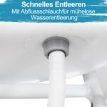 Ansobea Faltbare Babybadewanne mit Ständer – Rutschfeste Badematte & Temperaturindikator – Bild 6