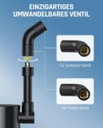 Fanttik X9 Ace Mini Elektropumpe – 10,3 BAR Akku-Kompressor für alle Fahrräder – Bild 2