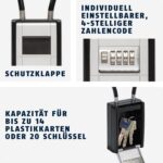 ABUS KeyGarage 797 FLEX – Schlüsselkasten mit Zahlencode & flexiblem Kabel – Bild 2