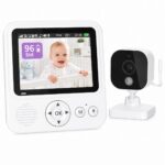 BURNNOVE Babyphone mit Kamera – 720P HD, 96H Akku, ohne WLAN für sicheres Babymonitoring