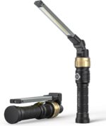 HOTLIGH LED Werkstattlampe 1200 Lumen – 360° drehbar mit 5000 mAh Akku & Powerbank