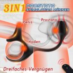 Bestvibe 4-in-1 Anal-Vibrator mit Penisring & App-Steuerung – 9 Vibrationsmodi für Männer – Bild 2