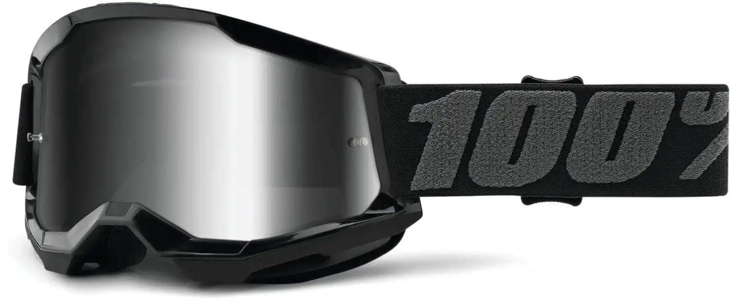 61Iqe2RwYWL._SY618_.jpg 100% Strata 2 Fahrradbrille – Schwarze Sportbrille mit dunklen Gläsern – Bild 1