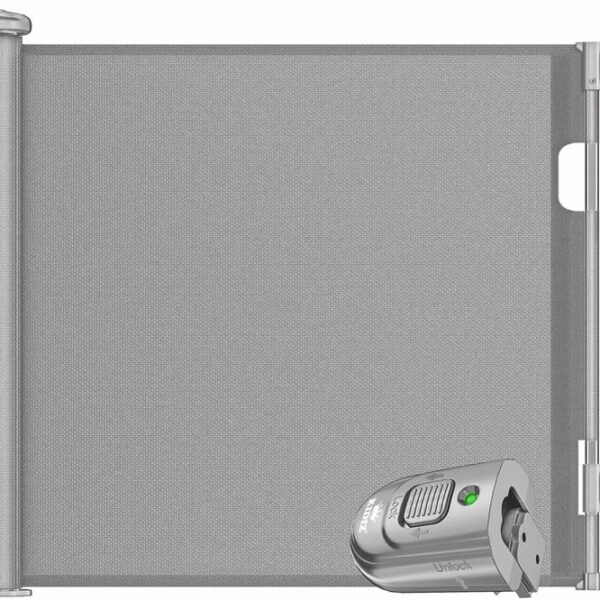 KIDIZ® Treppenschutzgitter ausziehbar bis 180 cm – Sicherheitsgitter für Babys & Haustiere