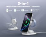 Mukiya 3-in-1 MagSafe Ladestation – iPhone, Apple Watch & AirPods gleichzeitig laden – Bild 4