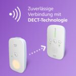 Philips AVENT DECT-Babyphone mit Gegensprechfunktion – Sichere Überwachung bis 330 m – Bild 2