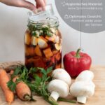 GREEN WISE GÄRMEISTER Fermentierglas Set 2x1,4L mit Gärventil – Komplettset für Sauerkraut & Kimchi – Bild 7