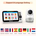 Blemil Babyphone mit Kamera – 5″ Display, 30h Akku, Schwenk-/Zoom-Kamera & Nachtsicht – Bild 4