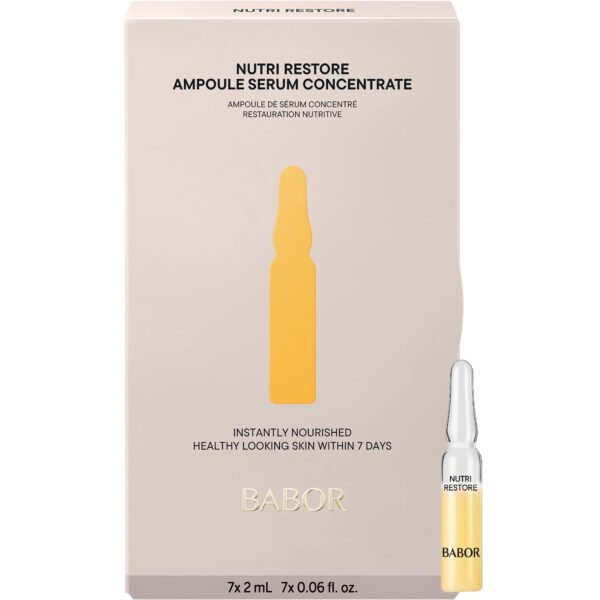 BABOR Nutri Restore Ampullen 7x2ml – Intensive Hautbarrieren-Kur mit 19 Mikronährstoffen