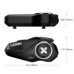 LEXIN G2P Motorrad Bluetooth Headset – Kommunikationssystem für bis zu 6 Personen, Doppelpack – Bild 9