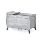 hauck Sleep N Play Center Teddy Grey – Reisebett & Laufstall ab Geburt bis 15 kg