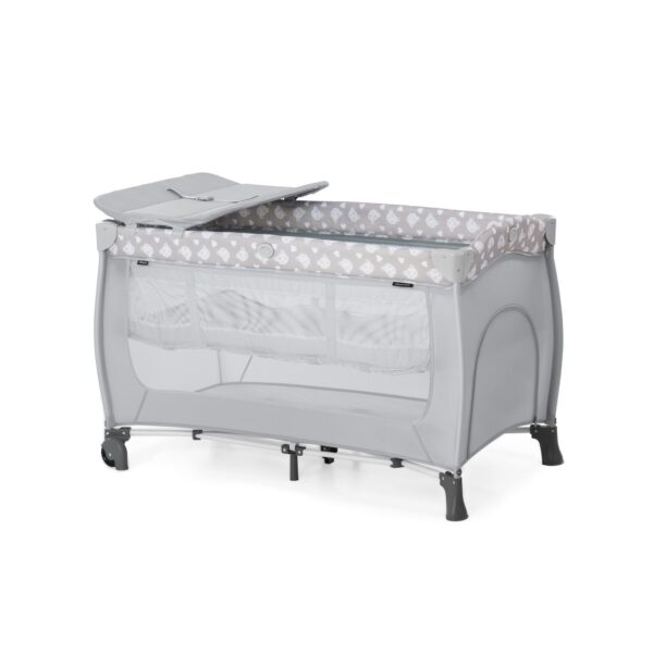 hauck Sleep N Play Center Teddy Grey – Reisebett & Laufstall ab Geburt bis 15 kg
