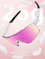 DUDUKING Sportsonnenbrille mit UV400-Schutz – Leichte Fahrradbrille für Radfahren, Laufen & Golf – Bild 5