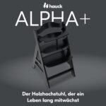 hauck Alpha+ Hochstuhl aus FSC-Buchenholz – Mitwachsender Kinderstuhl 6 Monate bis 90 kg – Bild 5
