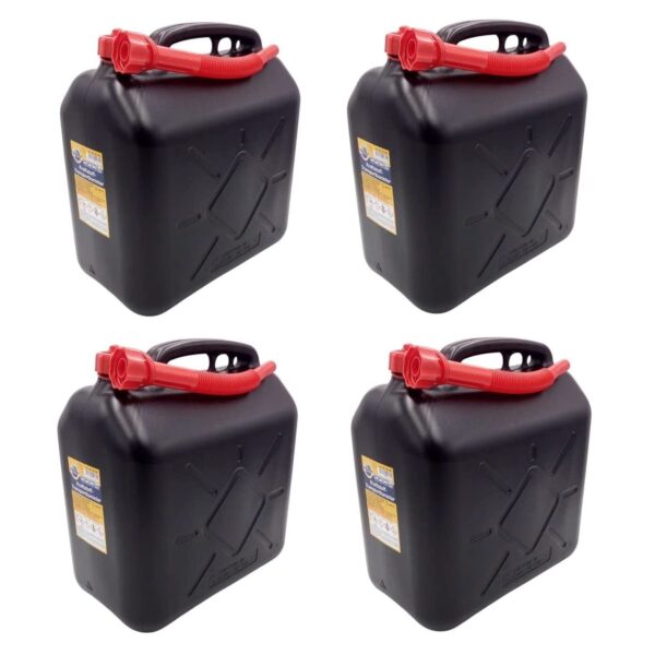 4er Set Filmer Benzinkanister 20L – UN-zertifiziert für sicheren Kraftstofftransport