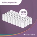 Inoverse Toilettenpapier 3-lagig, 128 Rollen – Premium WC-Papier aus 100% Zellstoff – Bild 2