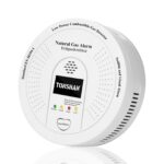 TONSHAN Gasmelder CH4/Propan – Batteriebetriebener Methandetektor mit Dual-Alarm für Haushalt