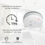 ELRO FS1801 Rauchmelder 10er Set – EN14604 zertifiziert mit optischem Sensor – Bild 6