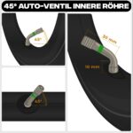 10 Zoll Reifen & Schlauch Set mit Winkelventil – Ersatzteile für Kinderwagen & E-Scooter – Bild 4