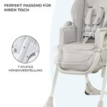 Kinderkraft YUMMY Hochstuhl – Verstellbarer Babystuhl ab 6 Monaten bis 15 kg – Bild 7