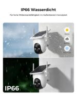 Socheerfull 2K Solar-Überwachungskamera Aussen – 350° Rundum-Schutz mit KI & Farbnachtsicht – Bild 9