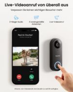 Reolink 5MP Video-Türklingel mit Chime – Smarte Hausüberwachung mit Personenerkennung – Bild 3