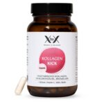XbyX Kollagen Kick Kapseln – Vegetarischer Kollagenkomplex mit Typ I, V & X für 45 Tage