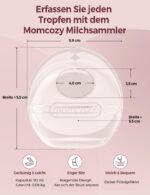 Momcozy 90 ml Milchsammler Silikon – Wiederverwendbar für Stillende Mütter, 2er Set – Bild 2