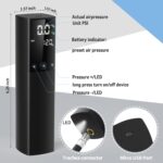 GPUTEK Intelligente elektrische Ballpumpe – präzises Aufblasen mit LCD-Display für Fussball & Basketball – Bild 2