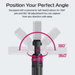 ULANZI MT-89 Aluminium Lichtstativ 208cm – Professionelles Kamera & Smartphone Stativ – Bild 5